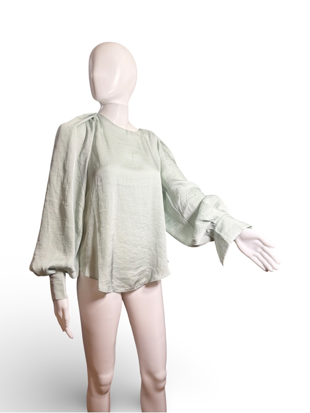 3pc Blouse Set XS NWT English Factory Mint, Express & Old Navy Blush Pink NWOT - Picture 4 of 12